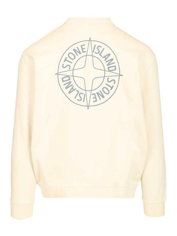 STONE ISLAND: Sweatshirts und Pullover online - Sweatshirt - Weiß