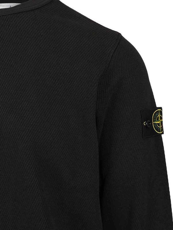 スウェットシャツ/セーター - 黒 shop online: STONE ISLAND
