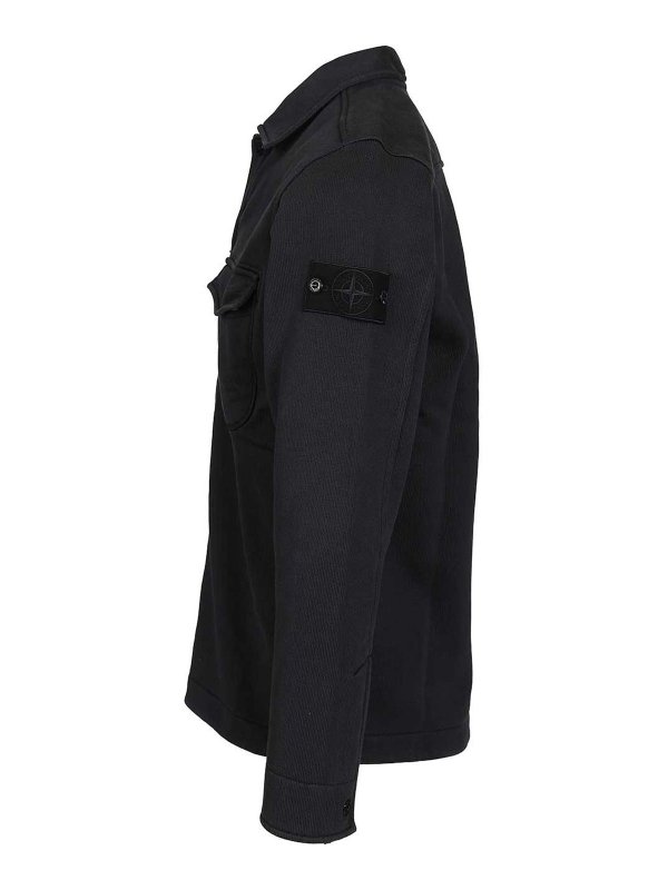 The Best Shops STONE ISLAND: Sweatshirts & Sweaters - Ghost Overshirt