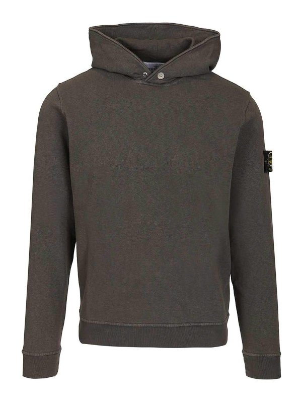 STONE ISLAND: スウェット＆セーター - スウェットシャツ/セーター - グレー