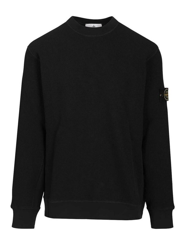 STONE ISLAND: Sudaderas y suéteres - Sudadera - Azul