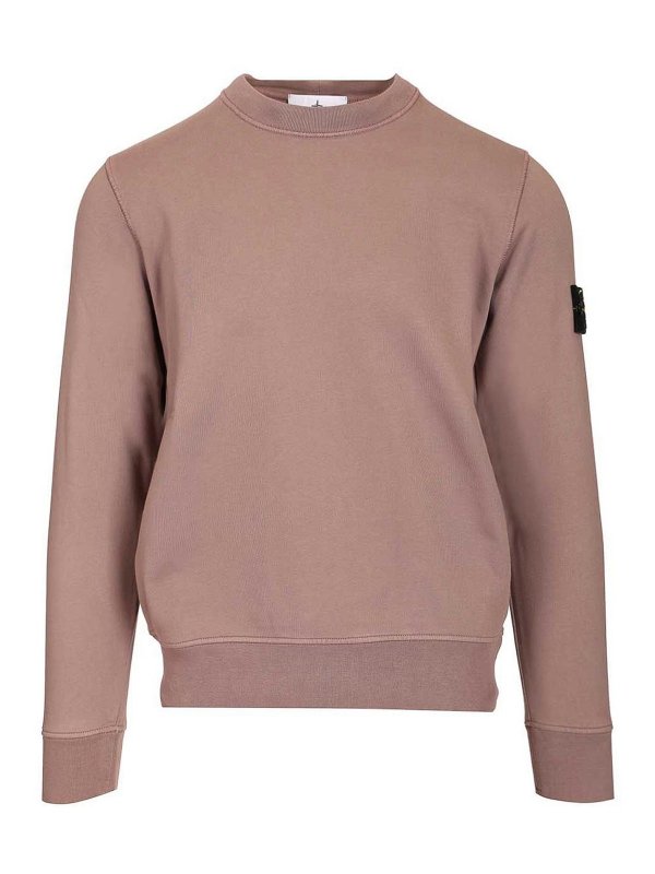 STONE ISLAND: Sudaderas y suéteres - Sudadera - Gris