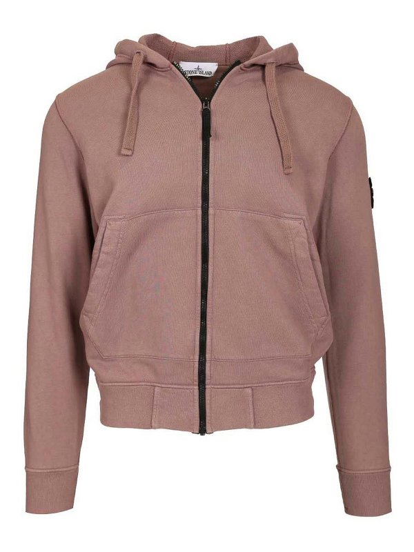 STONE ISLAND: Sudaderas y suéteres - Sudadera - Gris
