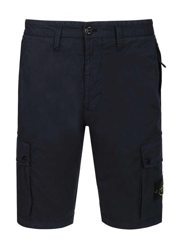 STONE ISLAND: pantaloni shorts - Bermuda cargo