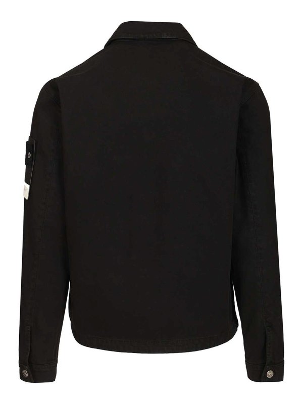 STONE ISLAND: Jeansjacken online - Jeansjacke - Schwarz