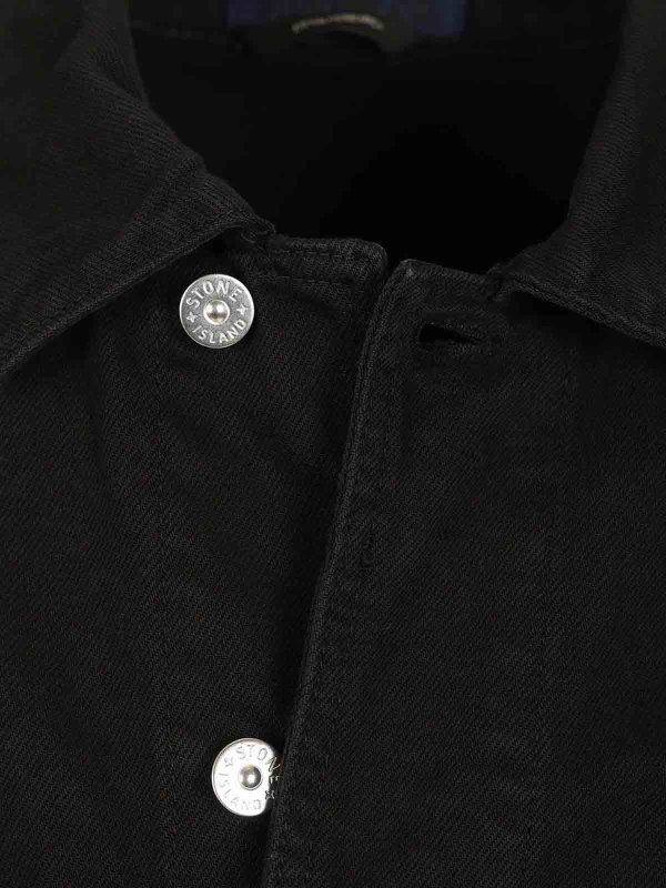 Jeansjacke - Schwarz shop online: STONE ISLAND