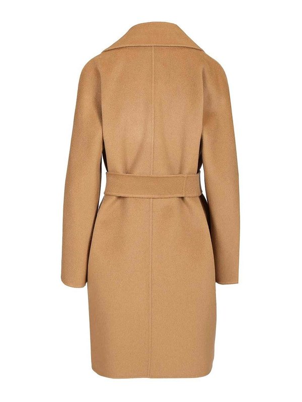 MAX MARA STUDIO: knee length coats online - Wool And Cashmere Coat