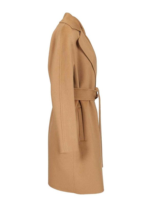 The Best Shops MAX MARA STUDIO: knee length coats - Wool And Cashmere Coat