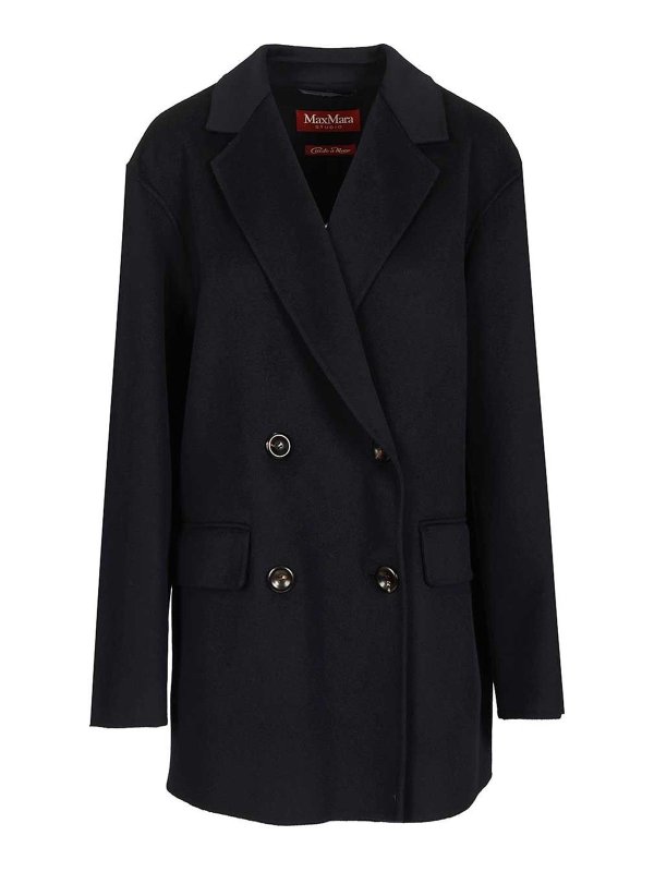 MAX MARA STUDIO: Abrigos cortos - Abrigo Corto - Azul