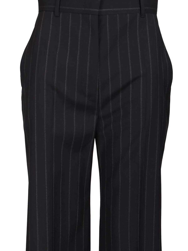 Pinstriped Wool Trousers shop online: MAX MARA STUDIO