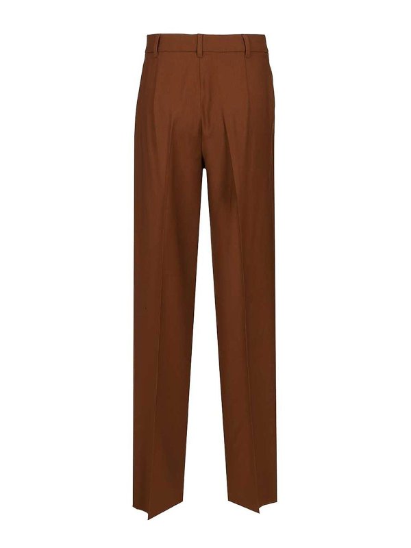 MAX MARA STUDIO: casual trousers online - Flowing Wool Trousers