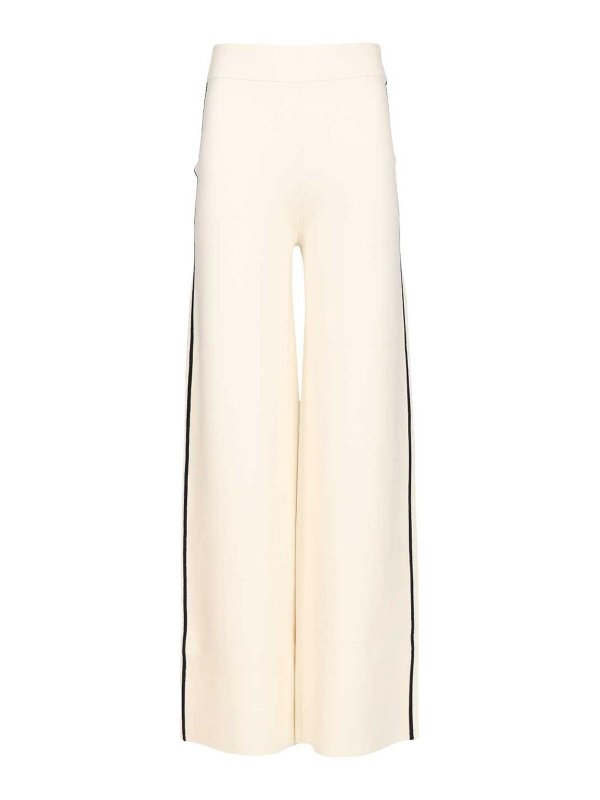 MAX MARA STUDIO: カジュアルトラウザー - カジュアルパンツ - 白