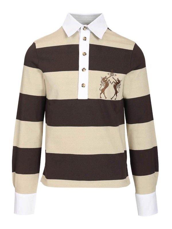 VIVIENNE WESTWOOD: Poloshirts - Poloshirt - Braun