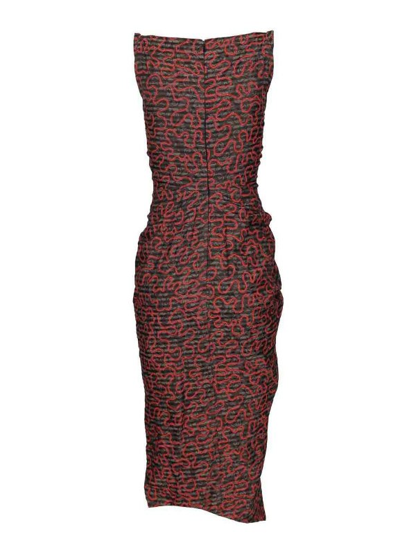 VIVIENNE WESTWOOD: ニーレングスドレス online - 膝丈ドレス - マルチカラー