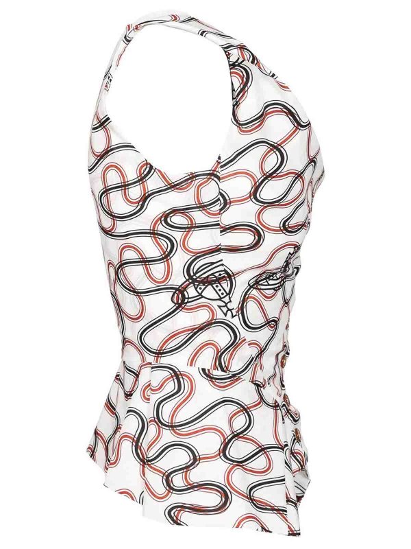 The Best Shops VIVIENNE WESTWOOD: Tops und Tank Tops - Top - Weiß