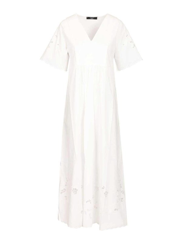 WEEKEND MAX MARA: Kurze Kleider - Kurzes Kleid - Weiß