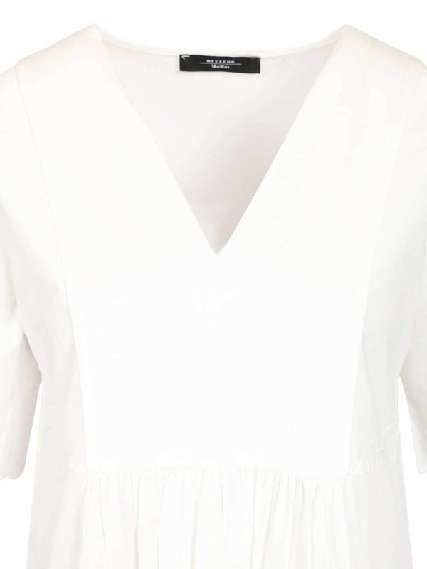 The Best Shops WEEKEND MAX MARA: Kurzes Kleid - Weiß