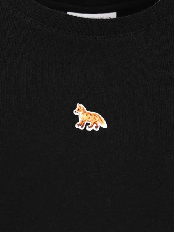 The Best Shops MAISON KITSUNÉ: T-shirts - T-Shirt - Schwarz