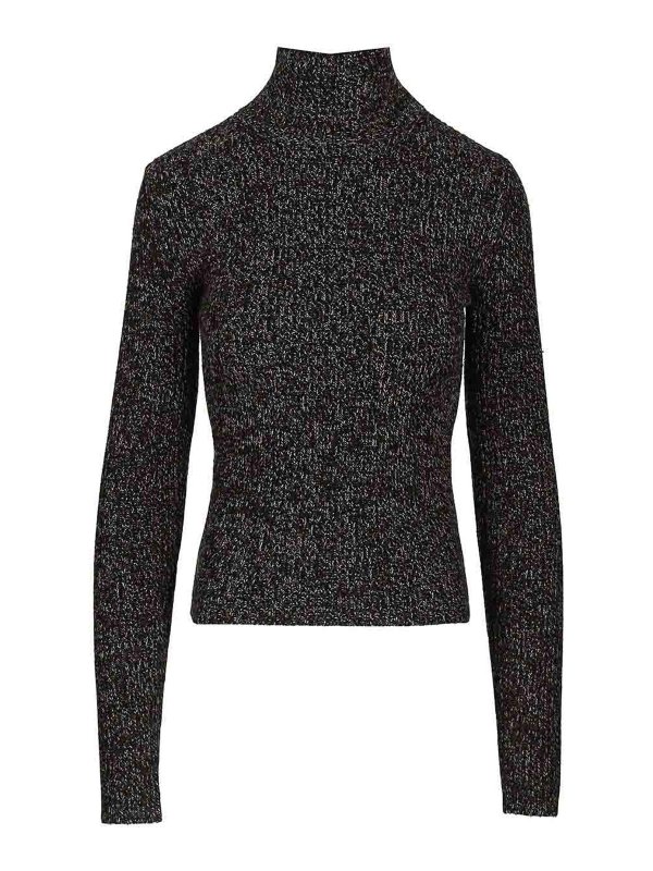 Max Mara: Rollkragenpullover  und Polo-Ausschnitt - Rollkragenpullover - Schwarz