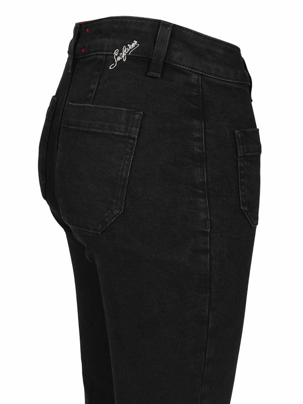 The Best Shops SEAFARER: Bootcut - Bootcut Jeans - Schwarz