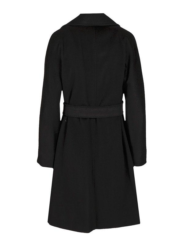 MAX MARA STUDIO: knee length coats online - Wool Dressing Gown Coat