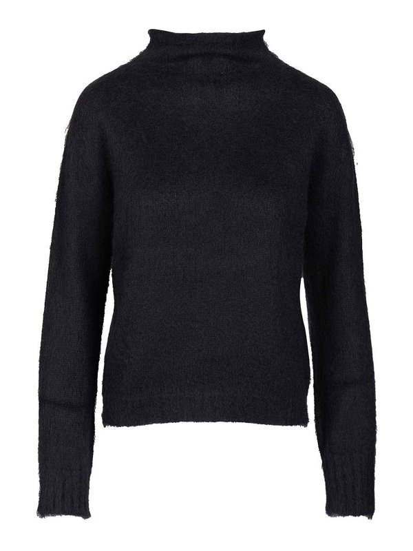 MAX MARA STUDIO: Rollkragenpullover  und Polo-Ausschnitt - Rollkragenpullover - Blau