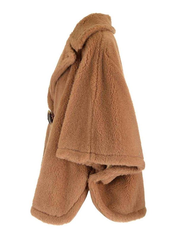 The Best Shops Max Mara: Fur & Shearling Coats - Teddy Fabric Cape