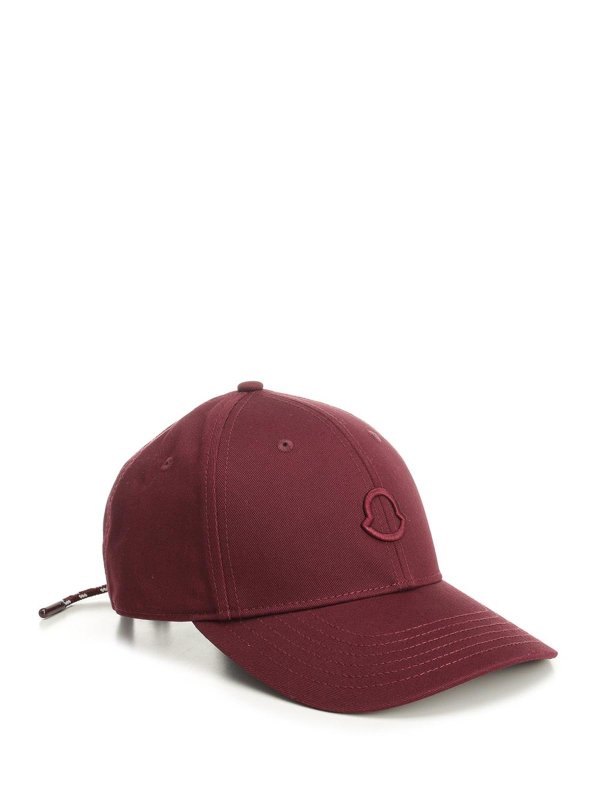 MONCLER: Hüte online - Hut - Dunkelrot