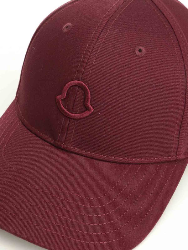 Hut - Dunkelrot shop online: MONCLER