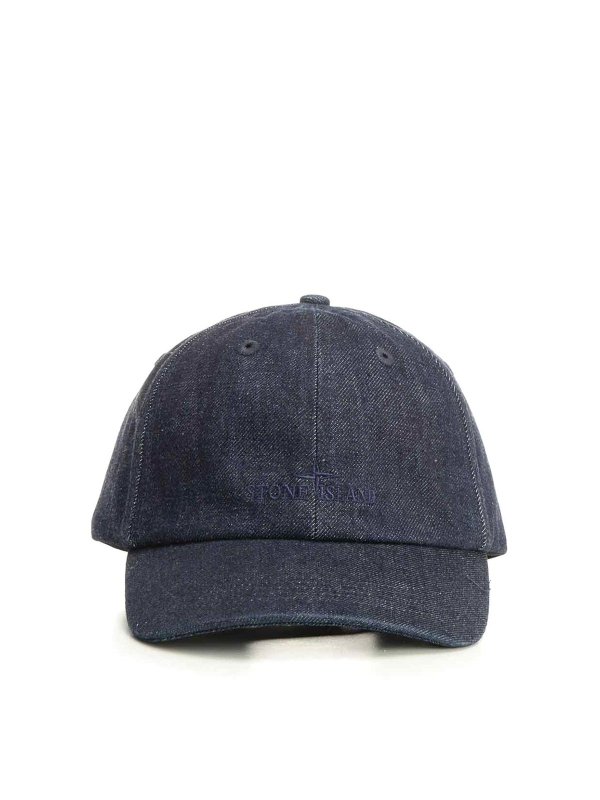 STONE ISLAND: Hüte - Hut - Blau