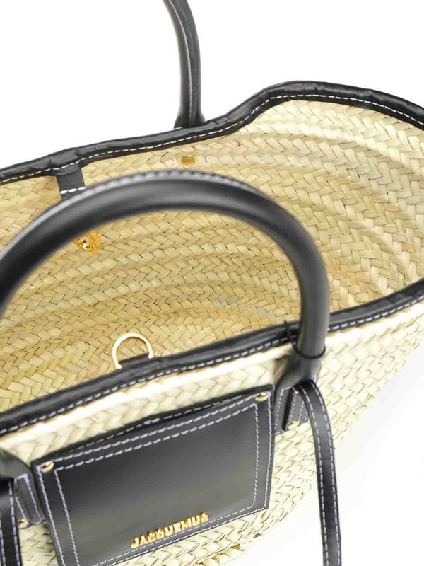 Soli Straw Bag shop online: JACQUEMUS
