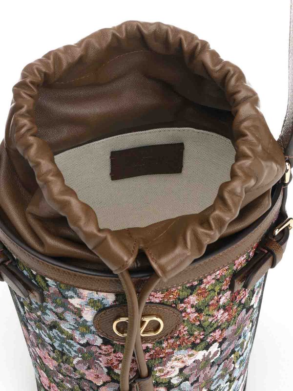 バケットバッグ - ブラウン shop online: VALENTINO GARAVANI