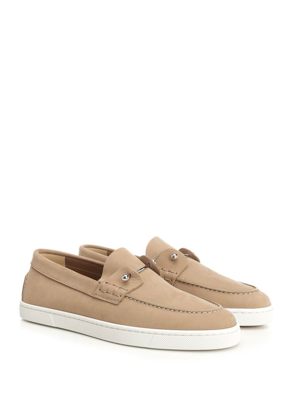 The Best Shops CHRISTIAN LOUBOUTIN: ロファー＆スリッパ - ローファー - ベージュ