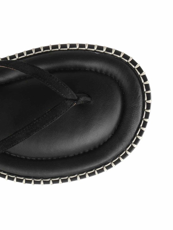 Leather Flip-Flops shop online: DRIES VAN NOTEN