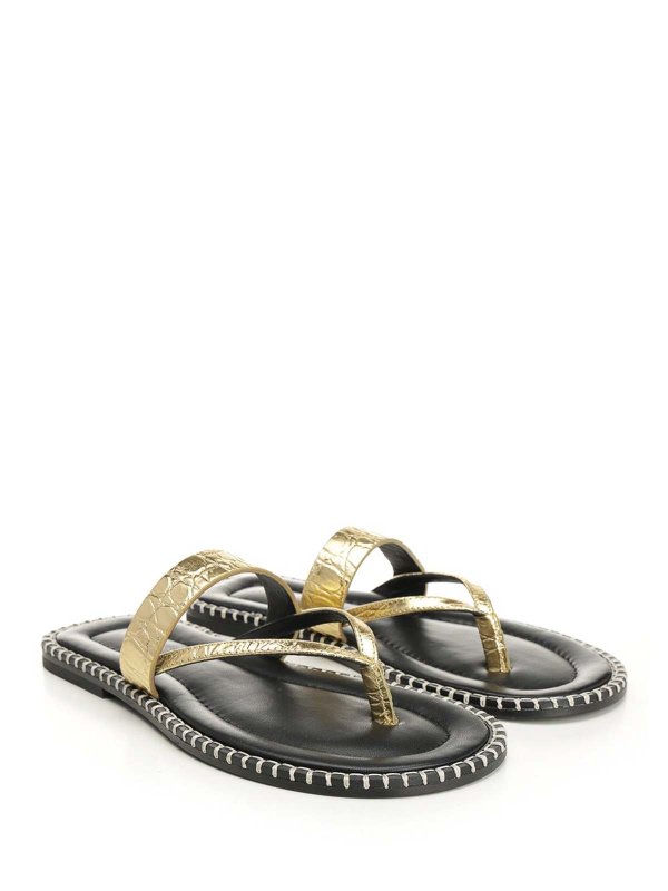 DRIES VAN NOTEN: Sandales online - Sandales - Or