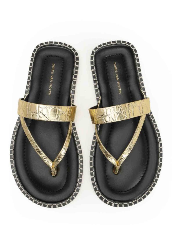 DRIES VAN NOTEN buy online Sandales - Or
