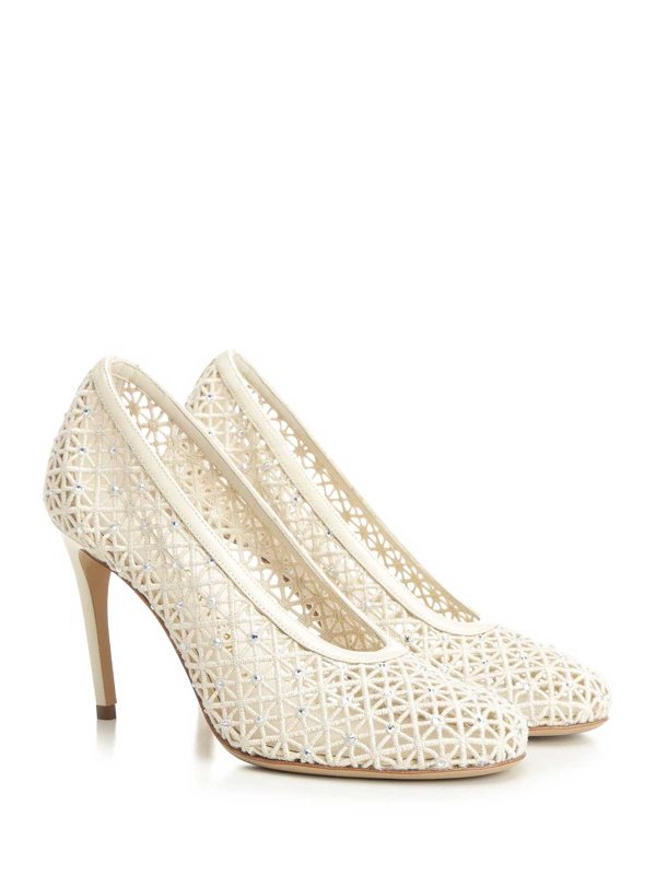 SALVATORE FERRAGAMO: court shoes online - Macram Pumps
