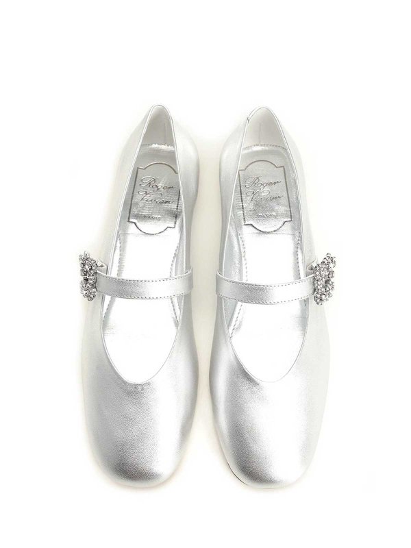 ROGER VIVIER buy online Bailarinas - Plata
