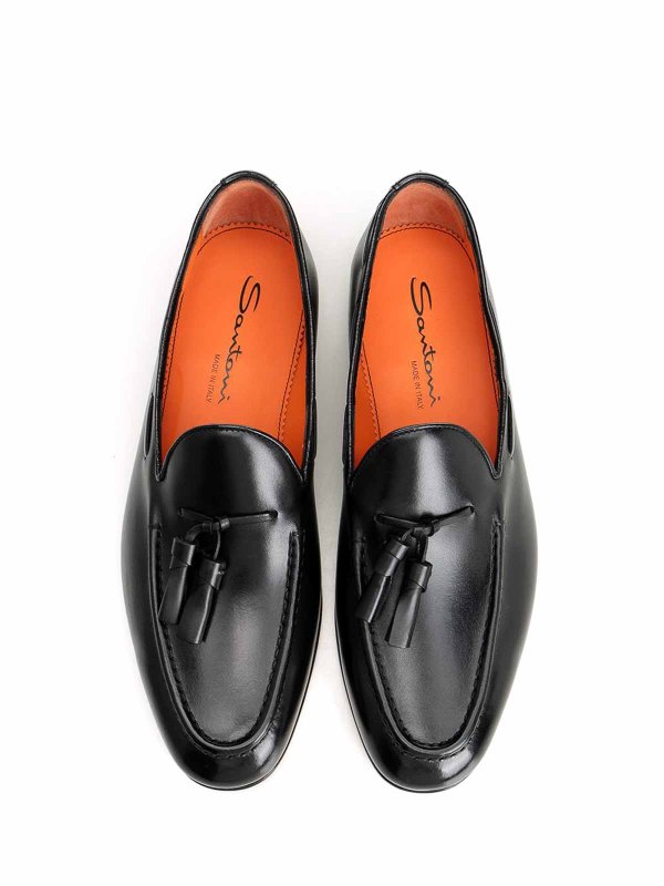 SANTONI buy online ローファー - 黒