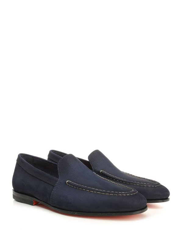 SANTONI: Mocassini e slippers online - Malibu Suede Moccasin