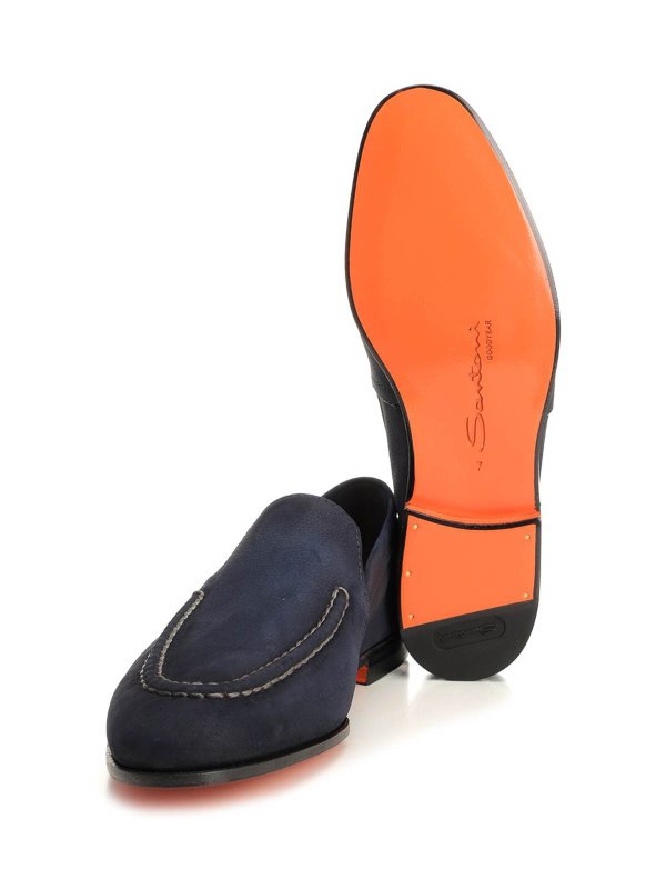 SANTONI buy online Malibu Suede Moccasin