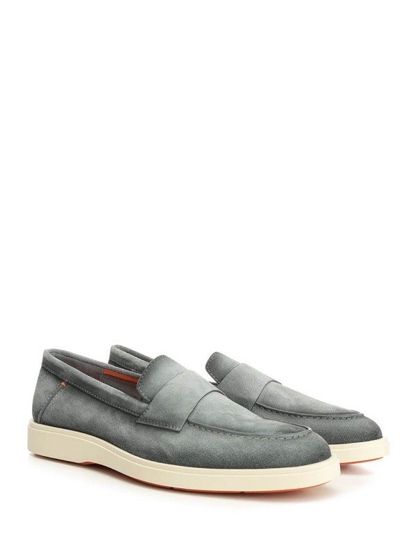 SANTONI: Mokassins und Slippers online - Mokassins - Grau