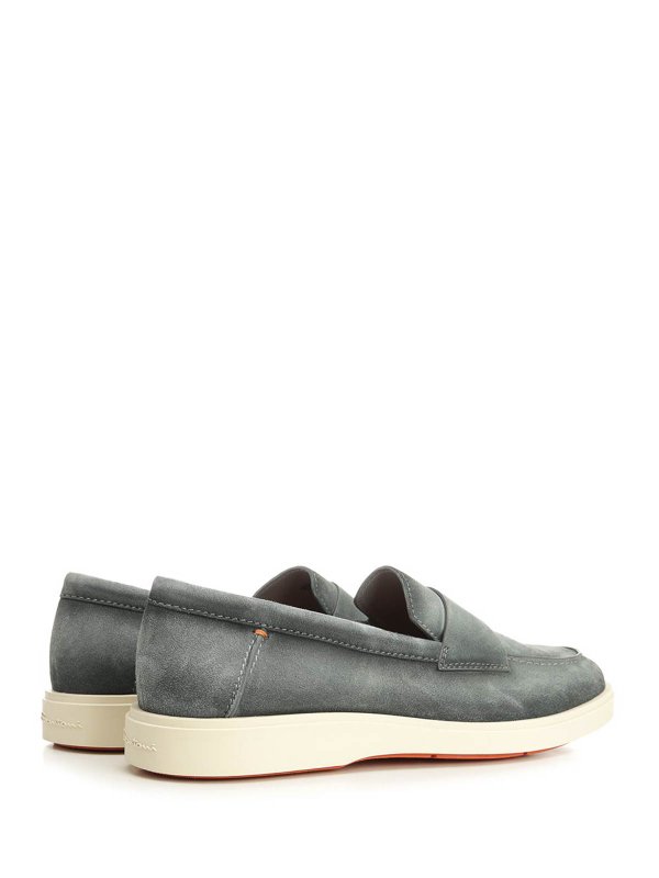 The Best Shops SANTONI: Mokassins und Slippers - Mokassins - Grau