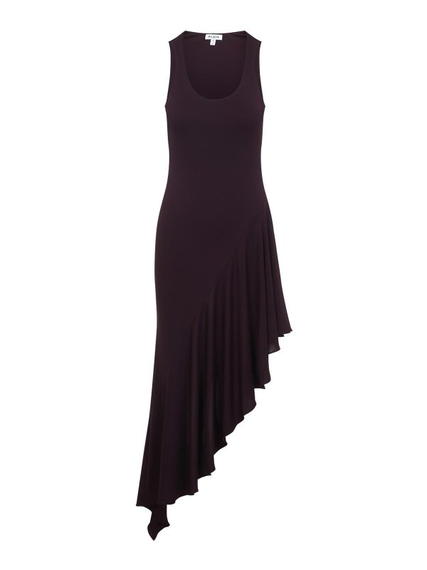 Alaïa: ニーレングスドレス - 膝丈ドレス - ダークレッド