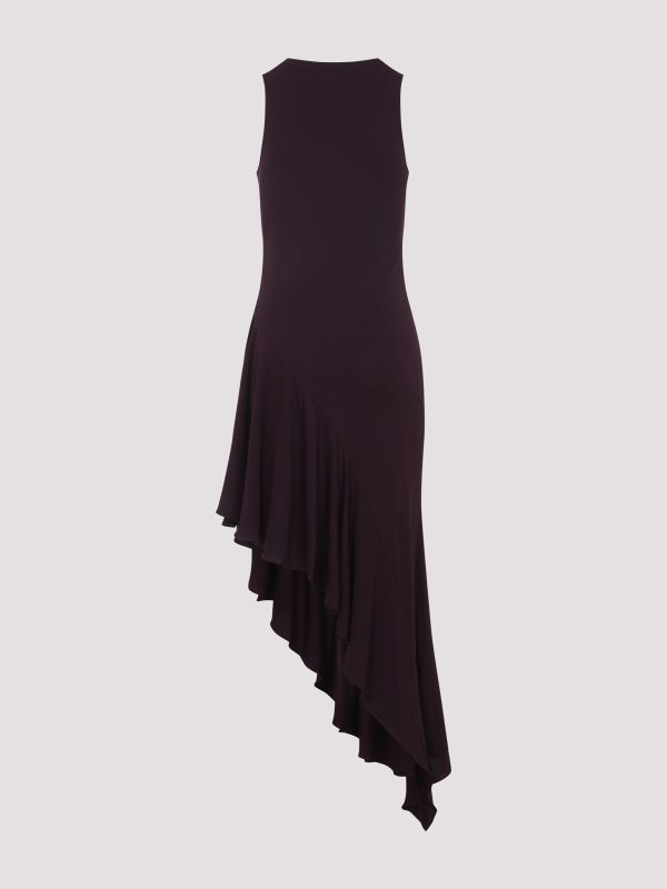 Alaïa: ニーレングスドレス online - 膝丈ドレス - ダークレッド