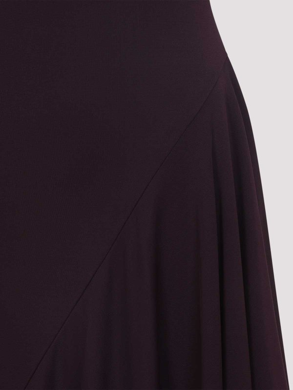 The Best Shops Alaïa: ニーレングスドレス - 膝丈ドレス - ダークレッド