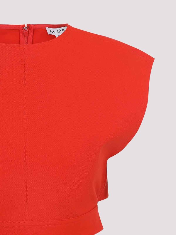 The Best Shops Alaïa: Tops y camisetas sin mangas - Top - Naranja