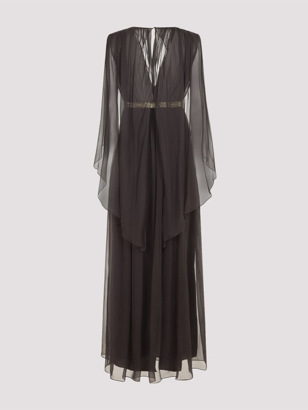 alberta ferretti maxi dress Alberta Ferretti V-neck Maxi Dress