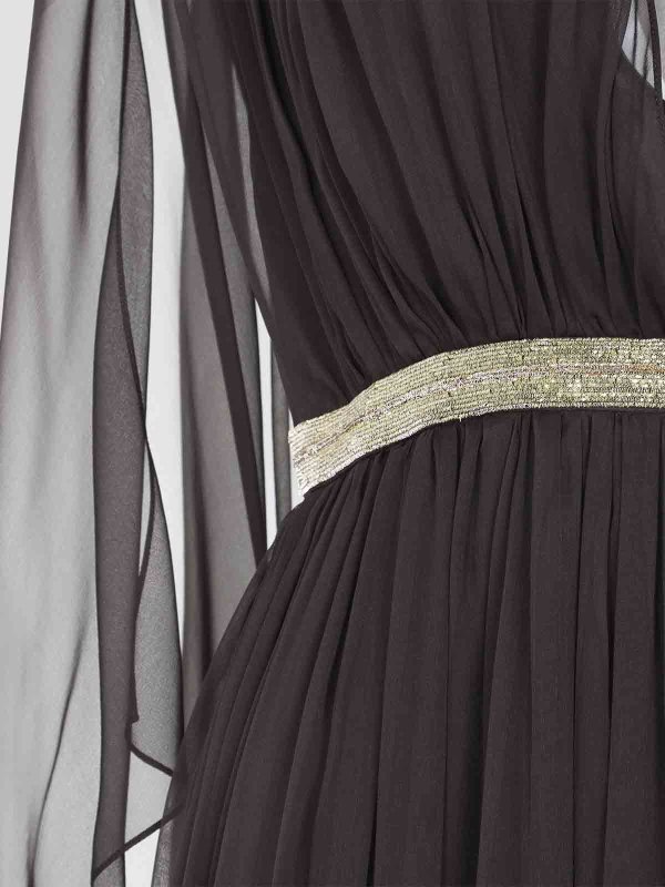 The Best Shops ALBERTA FERRETTI: マキシドレス - マキシドレス - ブラウン