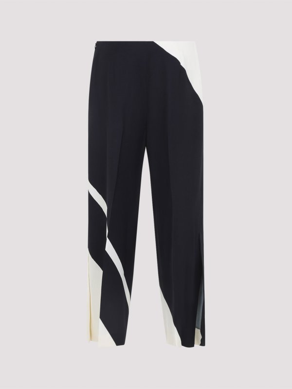 ALBERTA FERRETTI: casual trousers online - Twill Printed Pants